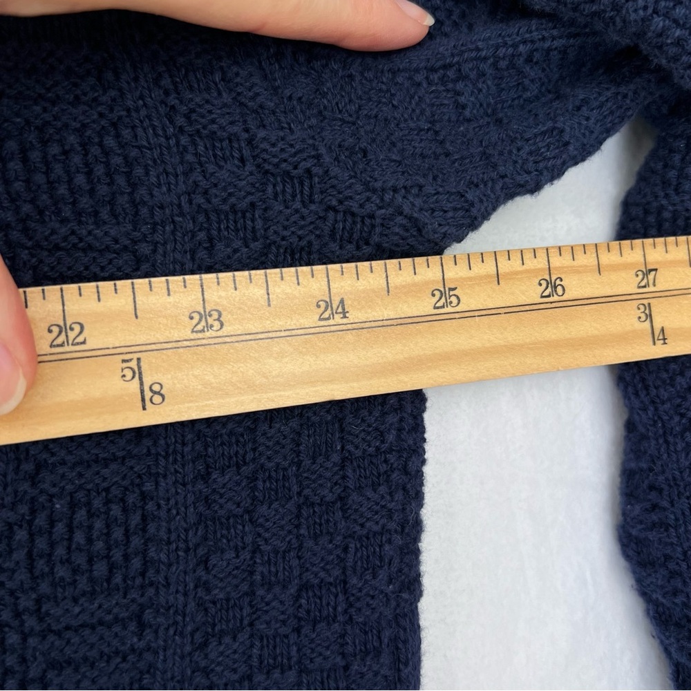 Carmel Golf Cotton Sweater Sz XL Tall Navy Blue Embroidered Classic USA Vintage - Picture 9 of 11